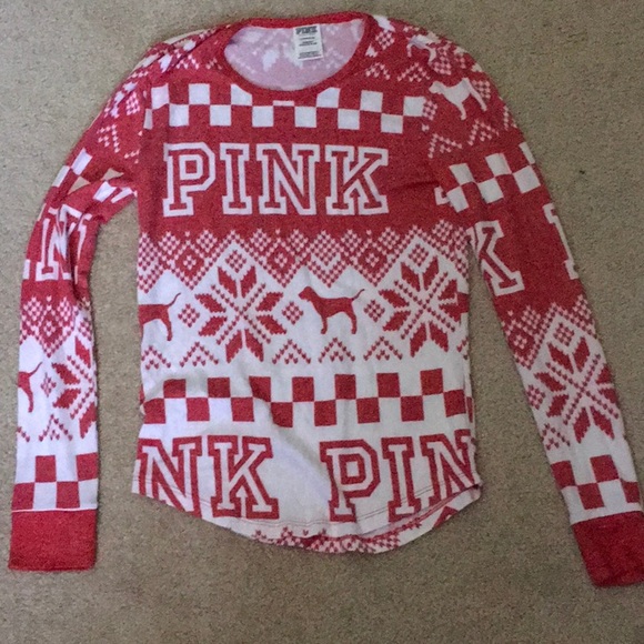 PINK Victoria's Secret Other - PINK Victoria’s Secret Long Sleeve Lounge Top